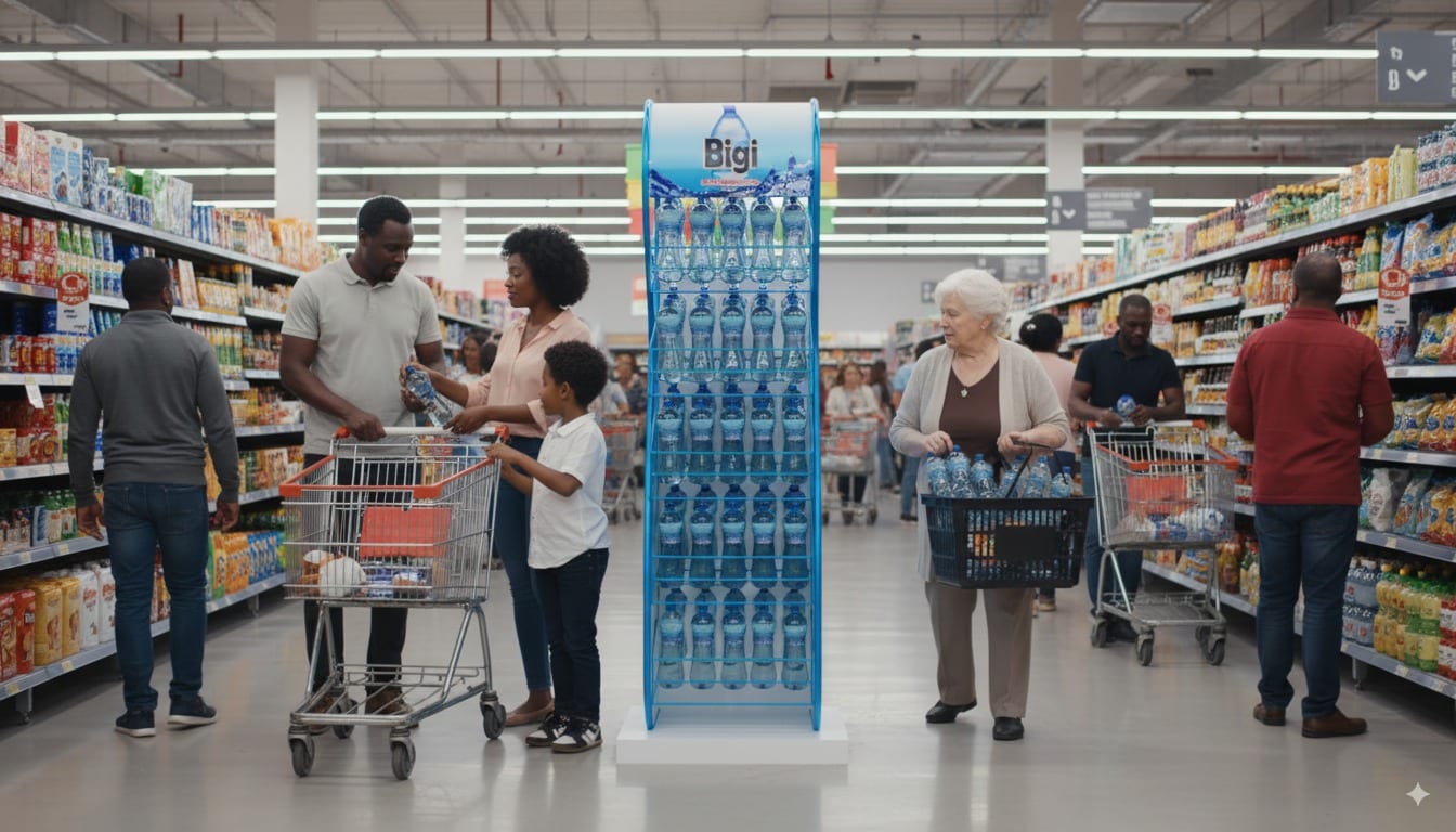 Bigi Premium Water - Display Racks