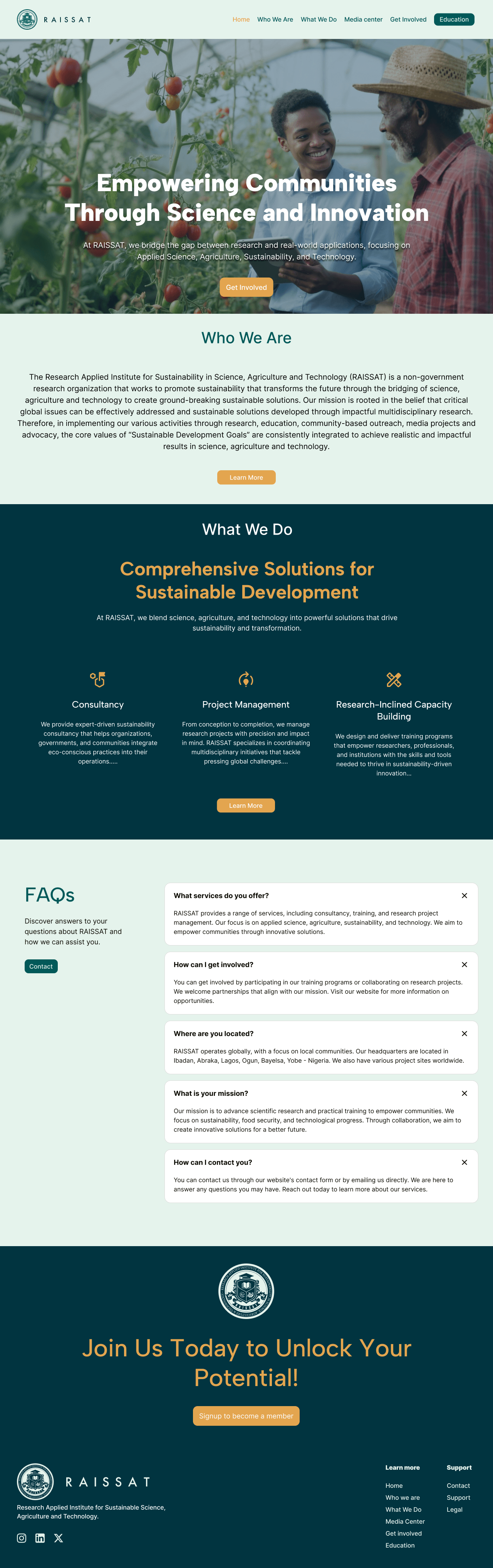RAISSAT homepage